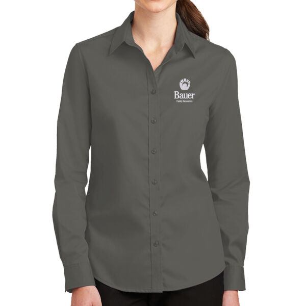 Bauer Family Resources Embroidered - Wrinkle Resistant Button Down Thumbnail