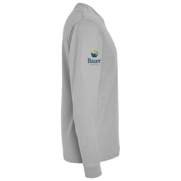 Bauer Family Resources Printed - Unisex Heather CVC Long Sleeve Tee Thumbnail