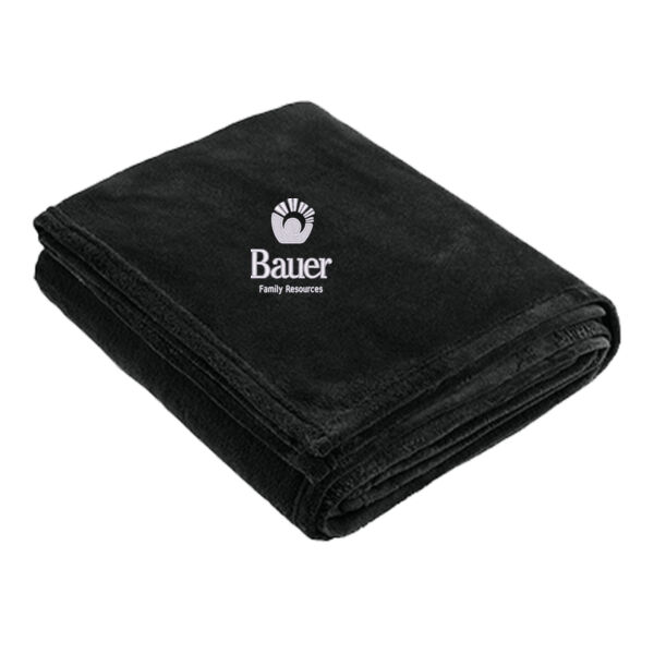 Bauer Family Resources Embroidered - Oversized Ultra Plush Blanket Thumbnail