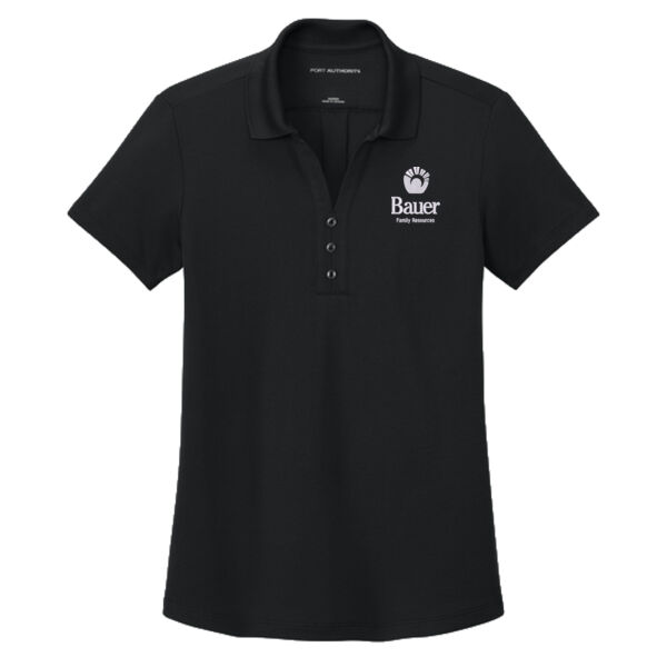 Bauer Family Resources Embroidered - Women's Plaited Pique Polo Thumbnail